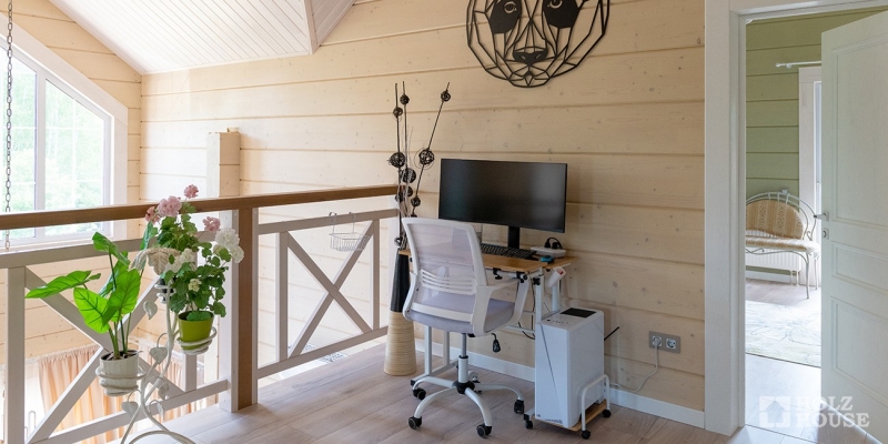 Дом из клееного бруса по проекту \"Прага-мини v.2\" Фото 21